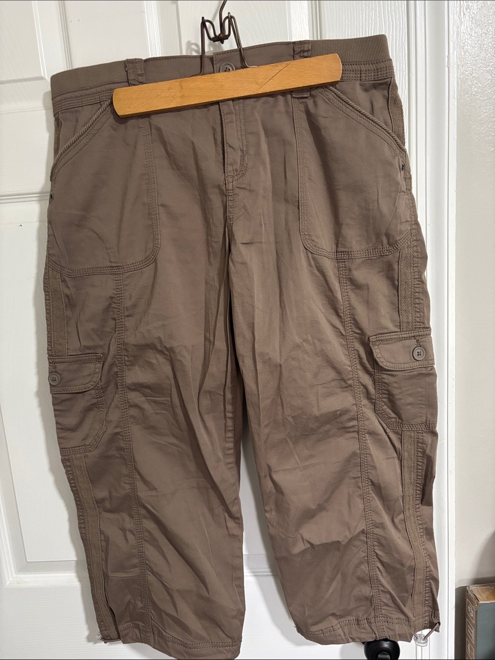 Style & Co. Women's Brown Capris Cargo Pants